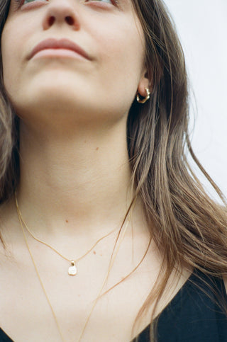 Pendentif GALET argent