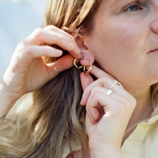 Petits Hoops SALIN or vermeil