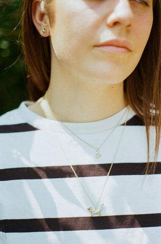 Studs AMORE or vermeil