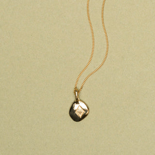 Pendentif Chicorée or vermeil