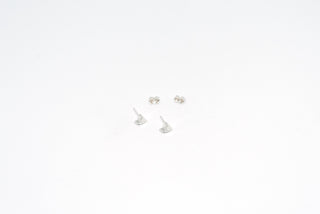 Studs coeurs argent