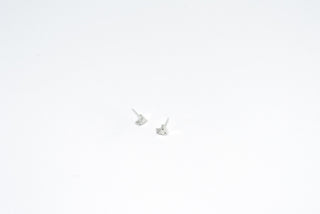 Studs coeurs argent
