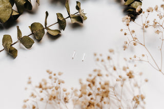 Studs LIGNE argent